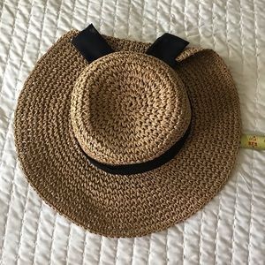 Sun N Sand straw hat with black band